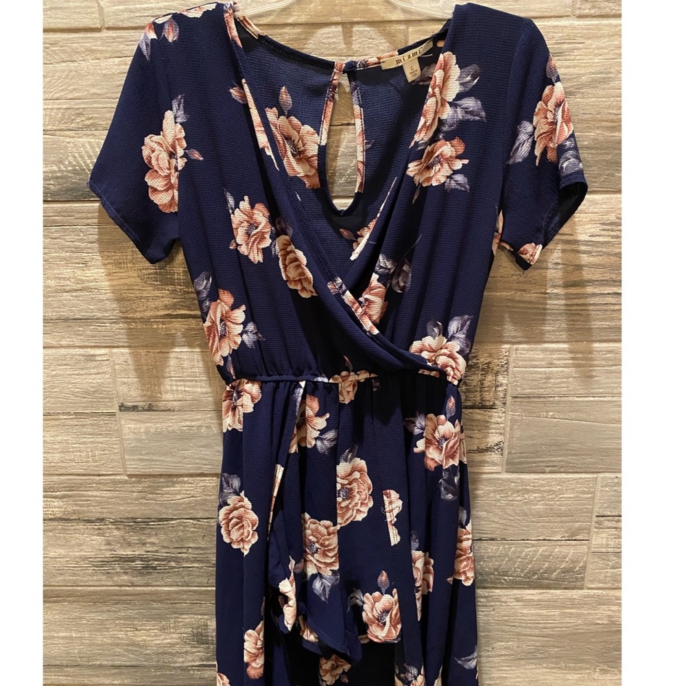 Floral Long Romper Dress